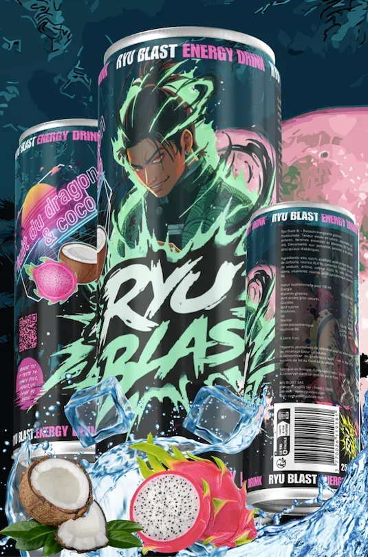 Ryu Blast Fruit du dragon & Coco