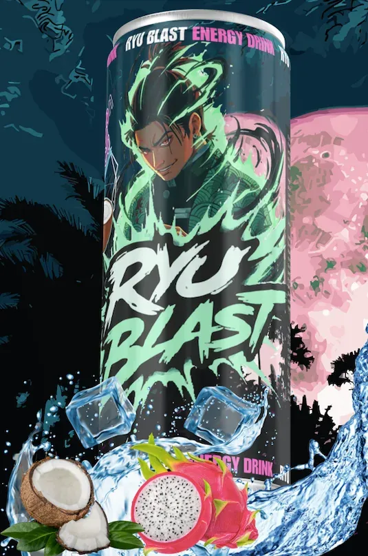Canette Ryu Blast Fruit du dragon et Coco
